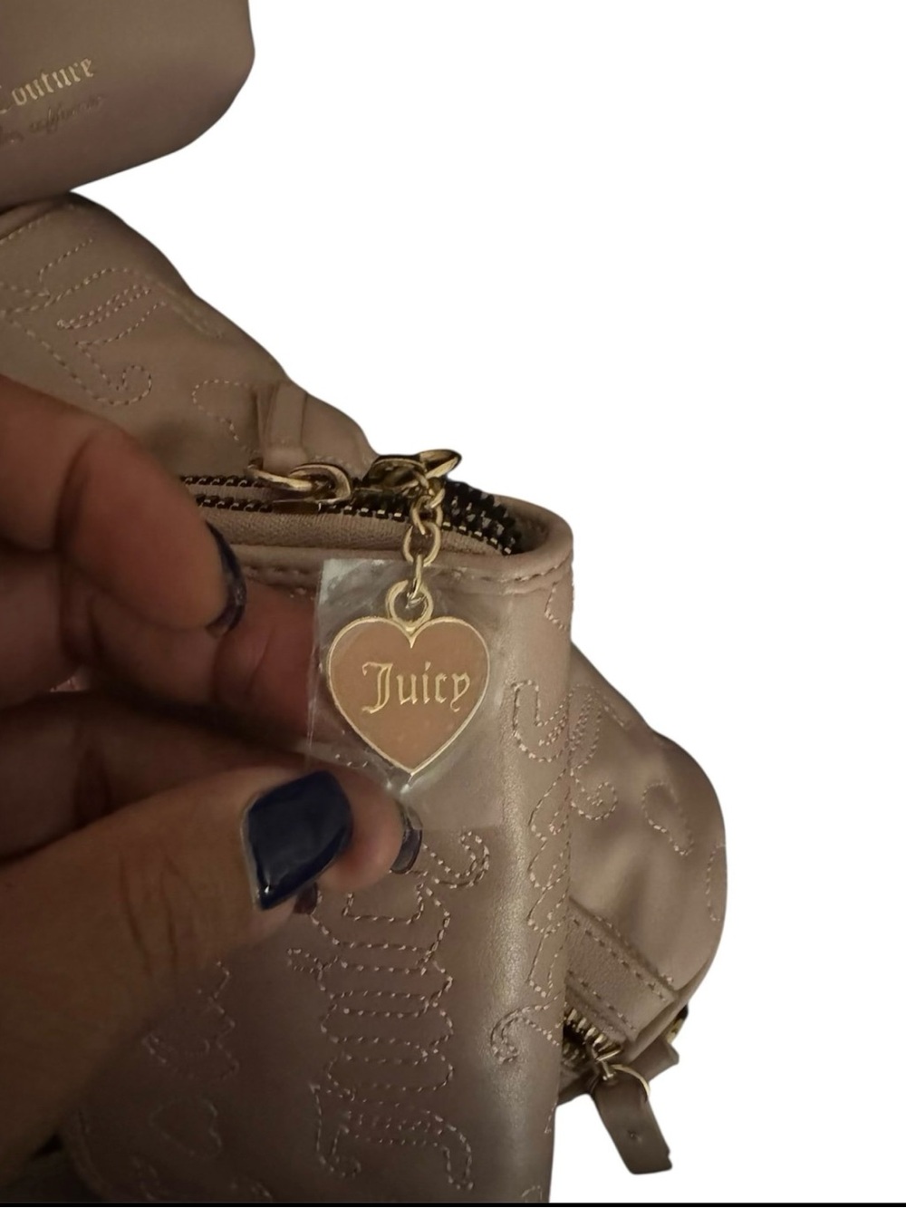 Juicy Couture Taupe Crossbody Barrel Bag - Picture 8 of 11